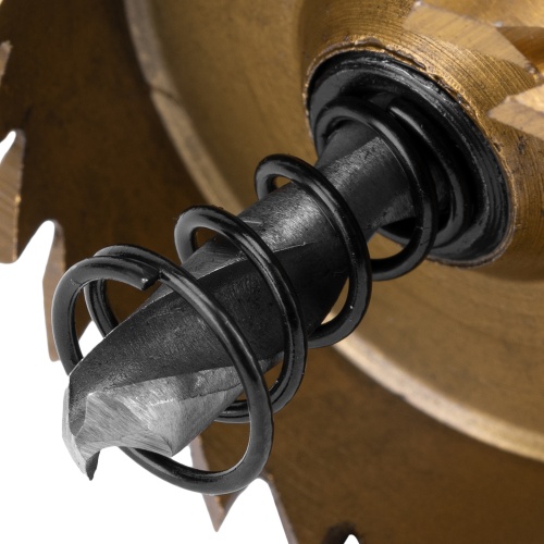 Коронка по металлу HSS, 40 мм, нитридтитановое покрытие Denzel фото 5