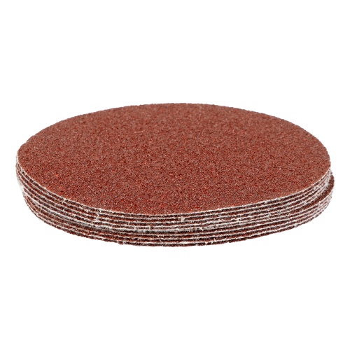 Круг абразивный на ворсовой подложке под "липучку", P 40, 125 мм, 10 шт Matrix