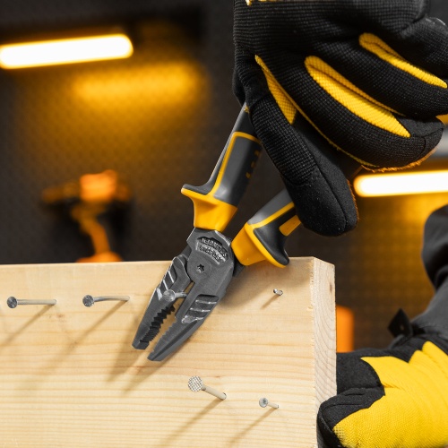 Плоскогубцы комбинированные 205 мм, трехкомпонентные рукоятки Denzel фото 15