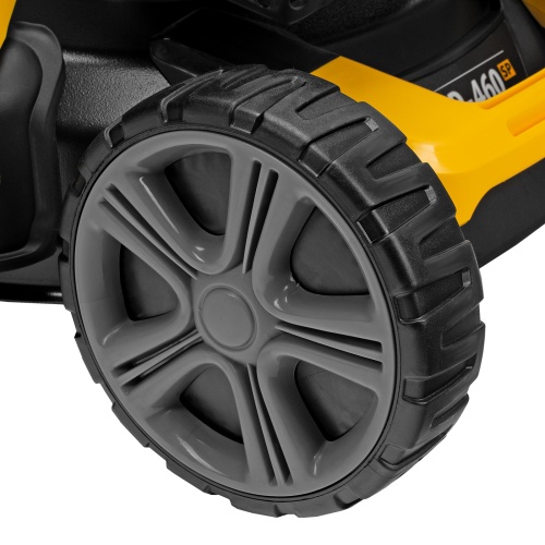 Газонокосилка бензиновая GLD-460SP, 146 куб.см, ширина 46 см, привод 7 уровней, травосборник 50 л Denzel фото 13