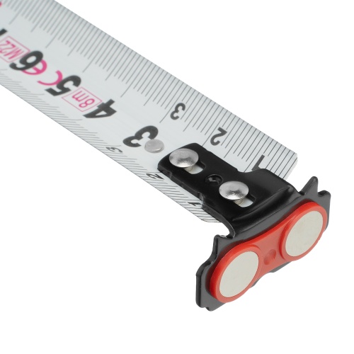 Рулетка Magnetisch 8 м х 25 мм,обрезиненный корпус,автоматическая фиксация,Нейлоновое покрытиеытие,зацеп с магнитом Gross фото 5