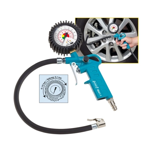 Пистолет для подкачки шин HAZET c манометром 9041-1 фото 3