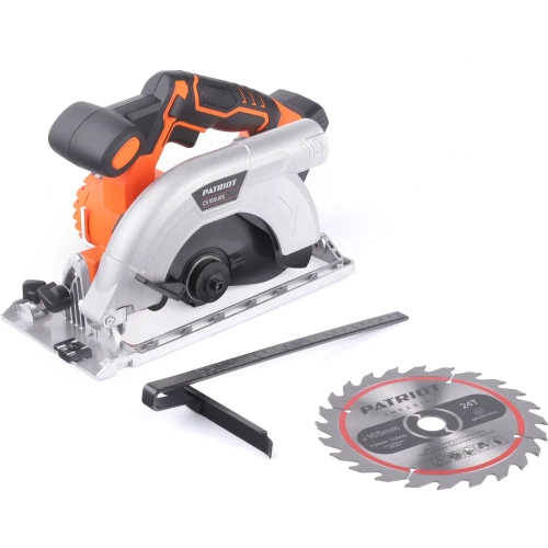 Пила циркулярная аккумуляторная Patriot CS 165UES, 4500 об/мин, диск 165 мм, 21В 110303165 фото 9