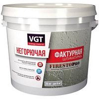 Штукатурка фактурная негорючая VGT Firestop pro 25 кг