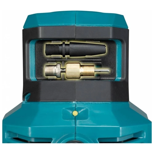 Автомобильный аккумуляторный насос Makita LXT 18В, 11.1 бар, 3 скорости, 22/11/7 л/мин, XPT, 4 насадки, без аккум. и з/у DMP181Z фото 10