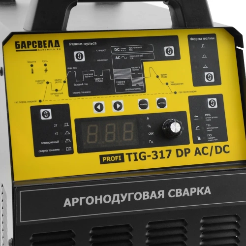 Аргонодуговая установка БАРСВЕЛД Барс Profi TIG-317 DP AC/DC 380 В СВ000006606 фото 4