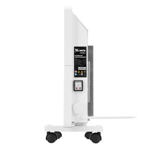 Конвектор электрический КМ-2000.2, 230 В, 2000 Вт, X-образный нагреватель, колеса, термостат MTX фото 6