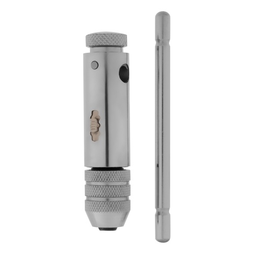 Вороток для метчиков М3-М8, хромированный, с трещоткой Matrix фото 4