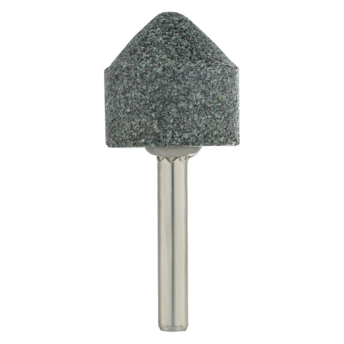 Шарошка абразивная, конус, для дрели, 25 x 25 мм, хвостовик d6 мм, 63С Denzel фото 3
