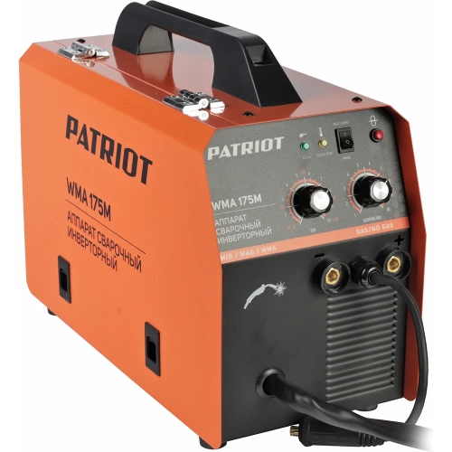 Сварочный инверторный полуавтомат PATRIOT WMA 175M MIG/MAG/MMA, полуавтоматическая сварка в среде 605302150 фото 3