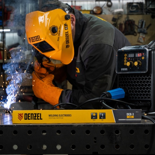 Электроды DER-3, диам. 4 мм, 1 кг, рутиловое покрытие Denzel фото 8