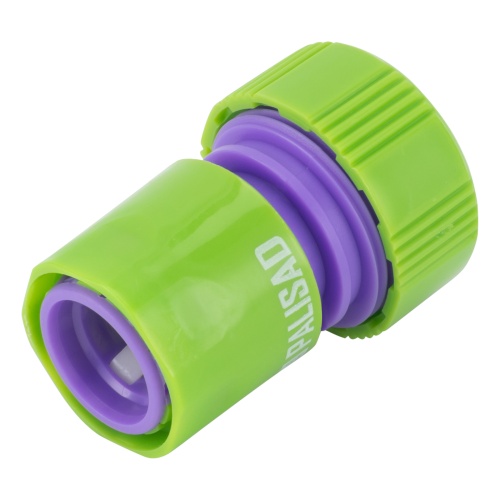 Соединитель пластмассовый, быстросъемный для шланга 3/4, аквастоп Palisad фото 2