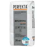 Штукатурка цементная высокопрочная Perfekta Фронтпро Эксперт Зимняя серия 25 кг