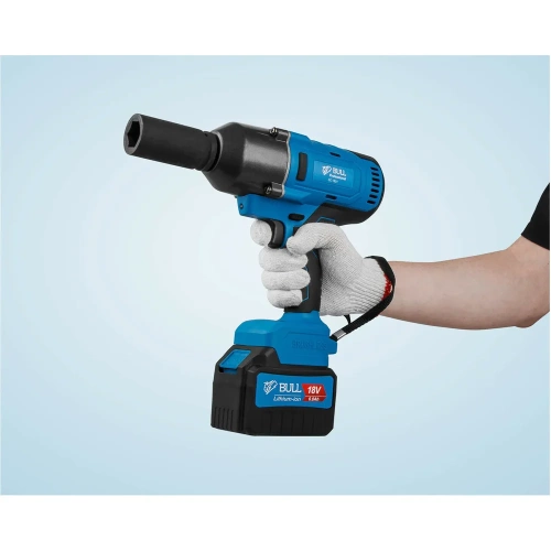 Аккумуляторный ударный гайковерт BULL SC 1801 Xcase XLTpro БЕСЩЕТ., 18 В, 1000 Н*м, 3/4, 1x6 А*ч, з/у 4 А 1329885 фото 6