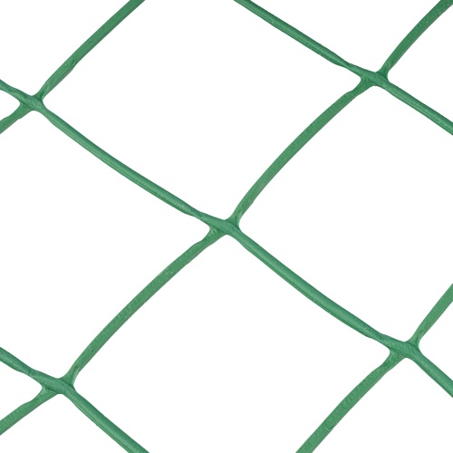 Решетка заборная в рулоне, 1 х 20 м, ячейка 83 х 83 мм, пластиковая, зеленая, фото 5
