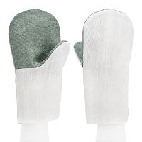 Рукавицы х/б с брезентовым наладонником, 2 размер Сибртех