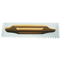 Гладилка зубчатая Biber 35302 швейцарская 480х130 мм зуб 8х8 мм