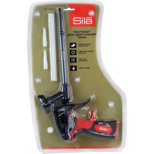 Пистолет для монтажной пены Sila тефлоновый, Free Hand 2110103 фото 4