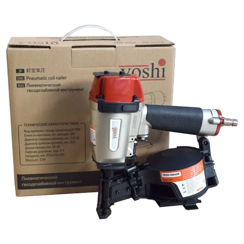Кровельный пневматический гвоздезабивной пистолет Yoshi CRN45R МБ000025618 фото 7