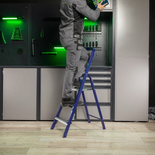 Стремянка, 3 ступени, стальная, Сибртех фото 10