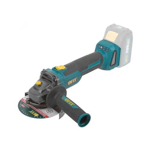 Шлифмашина угловая аккумуляторная FIT 20 В, 3500/8500 об/мин, КлК 125 мм, 1,7 кг, 2 частоты вращения, бесщеточный, без АКБ, коробка 79914