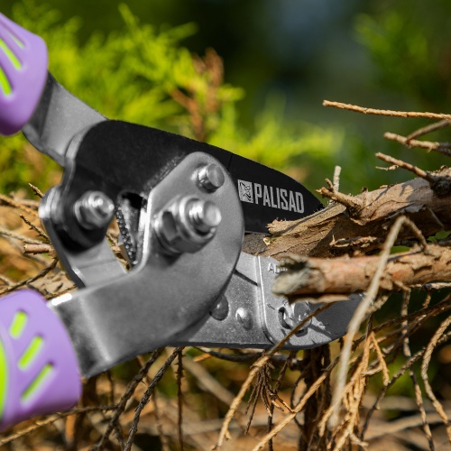 Сучкорез с наковальней, 710 мм, двухрычажный механизм, двухкомпонентные рукоятки, Palisad фото 11 Сучкорез с наковальней, 710 мм, двухрычажный механизм, двухкомпонентные рукоятки, Palisad фото 11