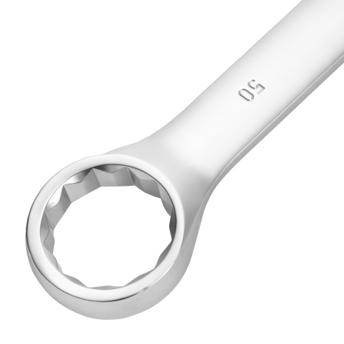 Ключ комбинированный 50мм, никелированный Сибртех фото 4