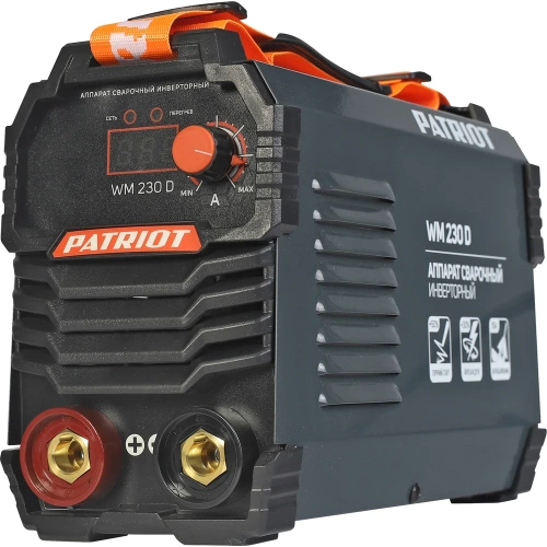 Сварочный инверторный аппарат PATRIOT WM230D 605302023 фото 3 Сварочный инверторный аппарат PATRIOT WM230D 605302023 фото 3