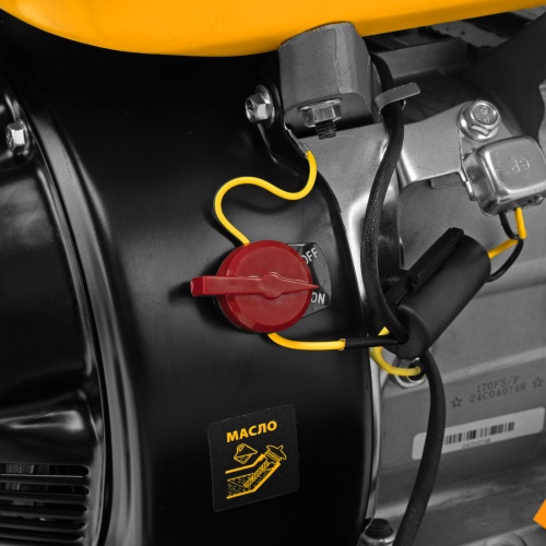 Бензиновая снегоуборочная машина SBM 610, 212 cc, ручной старт, фара Denzel фото 20