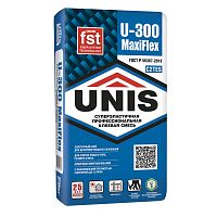 Клей плиточный эластичный Unis MaxiFlex U-300 25 кг