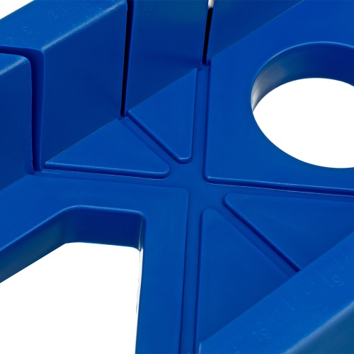 Стусло пластиковое, синее, 4 угла для запила, пила 450 мм Сибртех фото 8