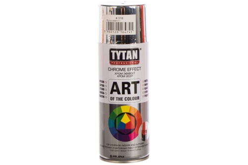 Аэрозольная краска Tytan Professional art of the colour хром 400 мл