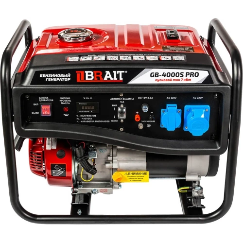 Бензиновый генератор BRAIT GB-4000S PRO 02.01.031.035 фото 3