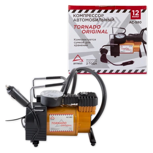 Автомобильный компрессор ARNEZI 10 Атм 30 л/м 110 Вт 10А AC580 ORIGINAL A0302011 фото 3