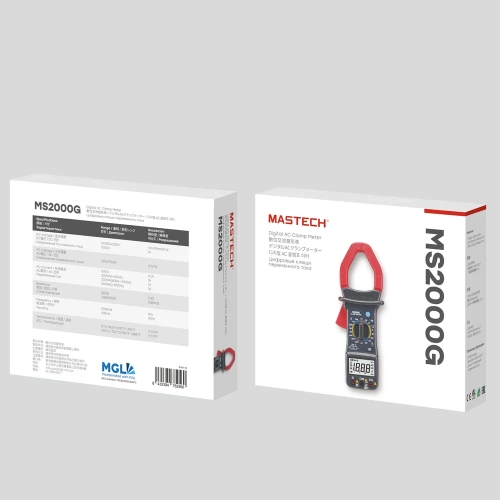 Токовые клещи MASTECH MS2000G 00-00000749 фото 9 Токовые клещи MASTECH MS2000G 00-00000749 фото 9