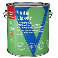 Антисептик кроющий Tikkurila Vinha Classic База VVA полуматовый 2,7 л