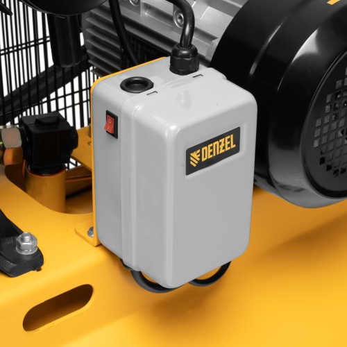 Компрессор воздушный рем. привод BCV 5500-T/270, 5,5 кВт, 270 литров, 850 л/мин Denzel фото 9