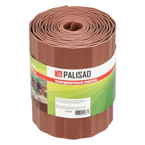 Бордюрная лента, 15 х 900 см, полипропиленовая, коричневая, Palisad фото 4