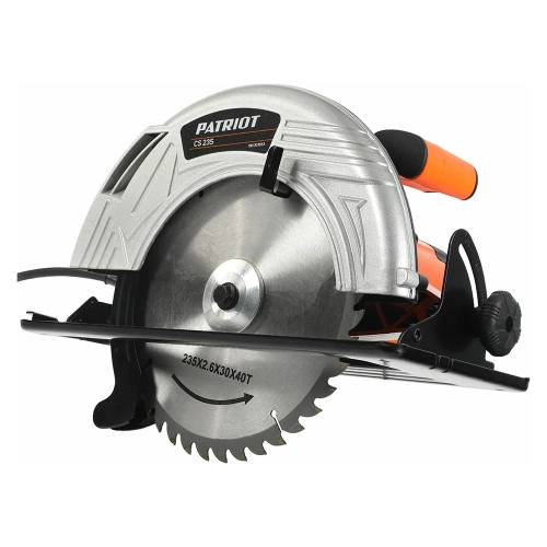 Циркулярная пила PATRIOT CS 235 190301653 фото 4 Циркулярная пила PATRIOT CS 235 190301653 фото 4