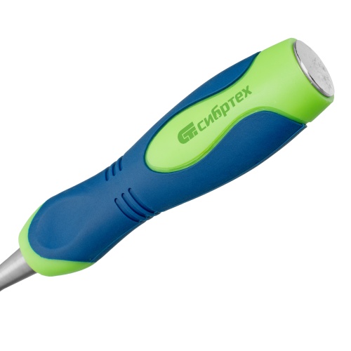 Долото-стамеска, 12 мм, двухкомпонентная рукоятка Сибртех фото 5