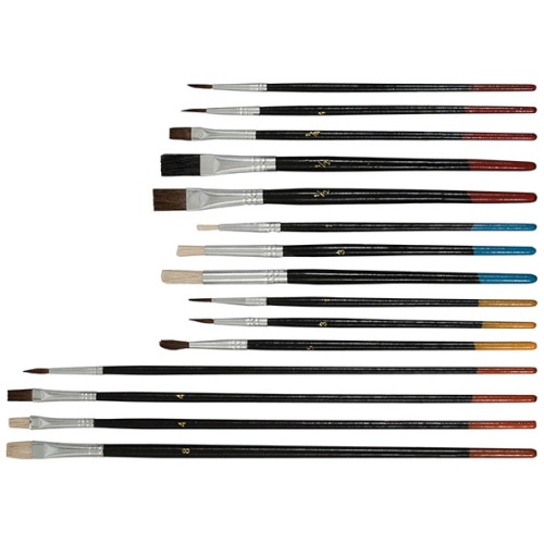 Набор кистей художественных Fit 01535 15 штук