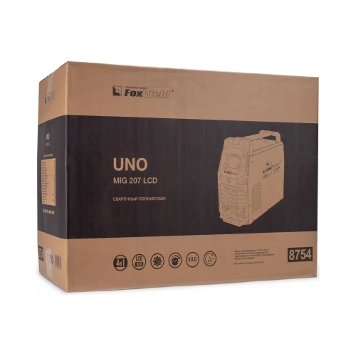 Сварочный полуавтомат Foxweld UNO MIG 207 LCD 8754 фото 10 Сварочный полуавтомат Foxweld UNO MIG 207 LCD 8754 фото 10