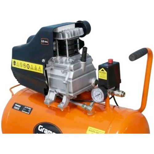 Воздушный компрессор Gramex LK 50-1800 238 л/мин, объем 50 л,1,8 кВт, 8 бар, 2850 об/мин (1/1) 020078 фото 4