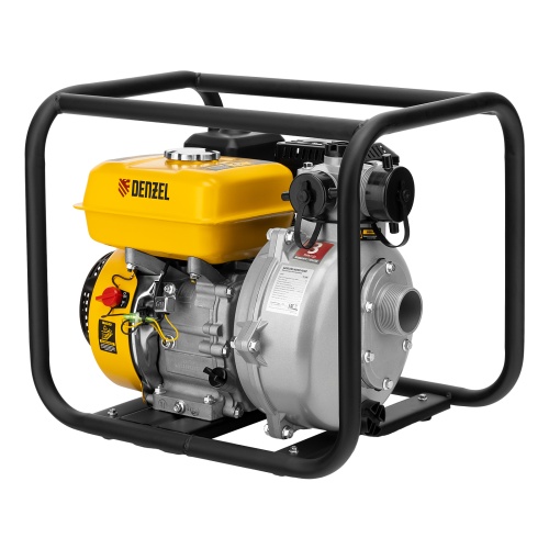 Мотопомпа бензиновая высоконапорная PX-50H, 7 л.с, 2", 600 л/мин, глубина 8 м, напор 65 м Denzel фото 2