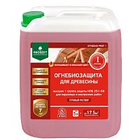 Огнебиозащита для древесины Prosept Огнебио Prof l 1 007-5 красная 5 л