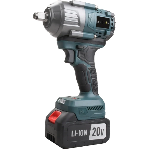 Гайковерт аккумуляторный бесщеточный Zitrek Crusher 20 PRO, 20В, 800 Нм, 1x4.0Ач 085-1019 фото 3 Гайковерт аккумуляторный бесщеточный Zitrek Crusher 20 PRO, 20В, 800 Нм, 1x4.0Ач 085-1019 фото 3