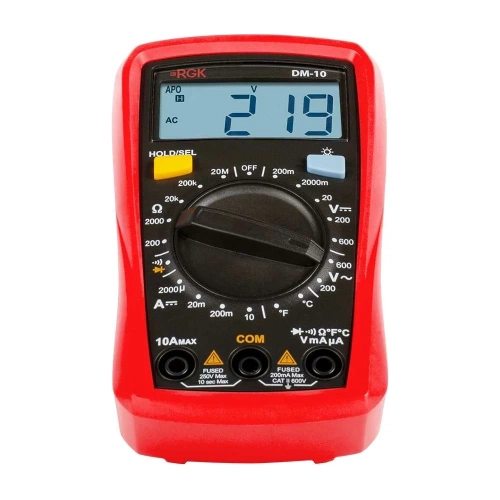 Цифровой мультиметр RGK DM-10 с поверкой 779623 фото 3