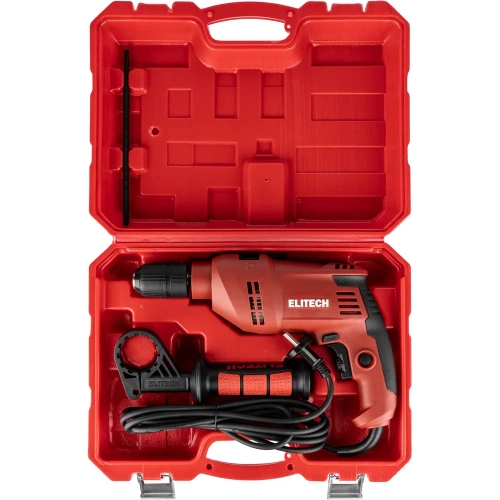 Дрель ударная Elitech ДУ 0813РЭ (800Вт, БЗП, 13мм, чемодан) 204499 фото 10 Дрель ударная Elitech ДУ 0813РЭ (800Вт, БЗП, 13мм, чемодан) 204499 фото 10