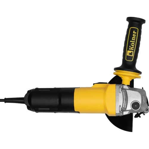 Машина углошлифовальная Kolner (УШМ) 125мм, 750Вт,  KAG 125-750, 11000 об/мин, 22,2мм, М14, защита мотора, бесключевой кожух (бок.рукоятка, ключ) 8030700606 фото 6