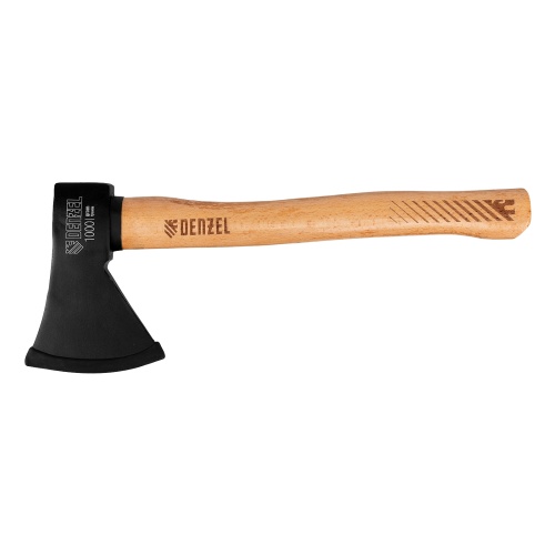 Топор, 1000 г, кованый, буковое топорище Denzel фото 2